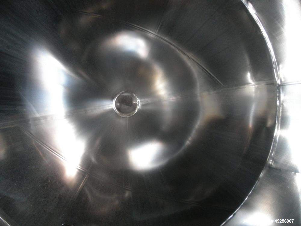 Used Slant Cone Mixer, approximately 250 cubic feet working capacity
