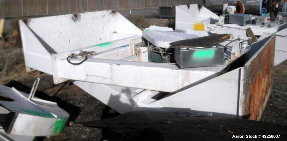 Used Slant Cone Mixer, approximately 250 cubic feet working capacity