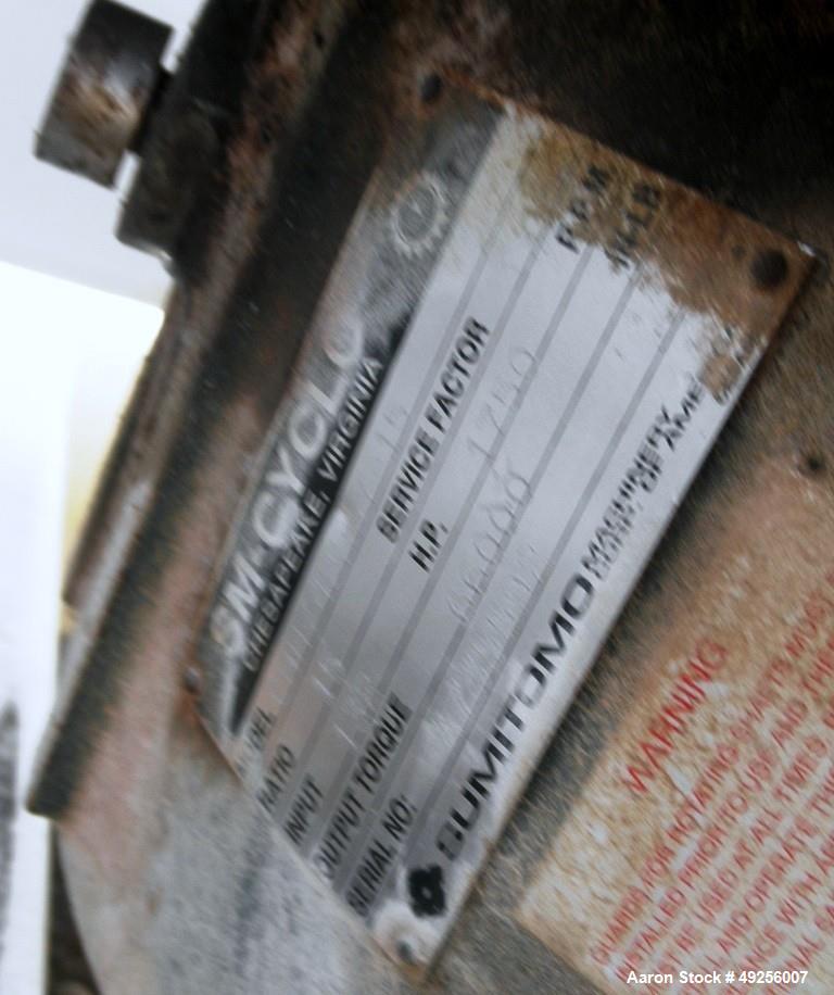 Used Slant Cone Mixer, approximately 250 cubic feet working capacity