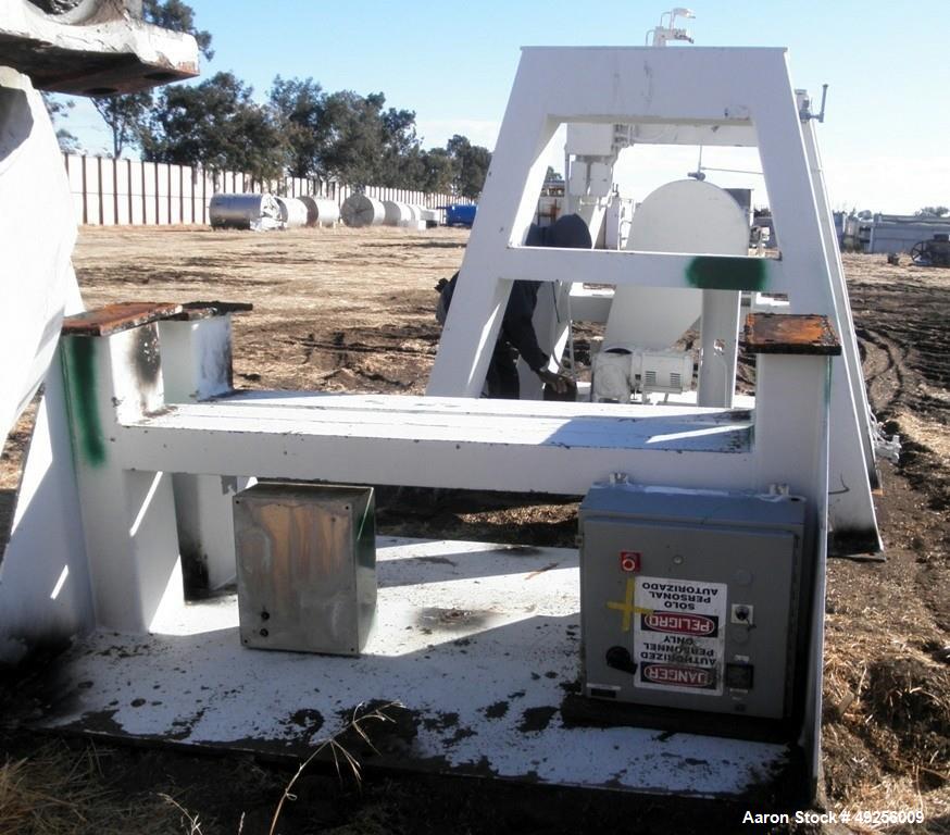 Used Tolan Slant Cone Mixer, approximately 250 cubic feet working capacity