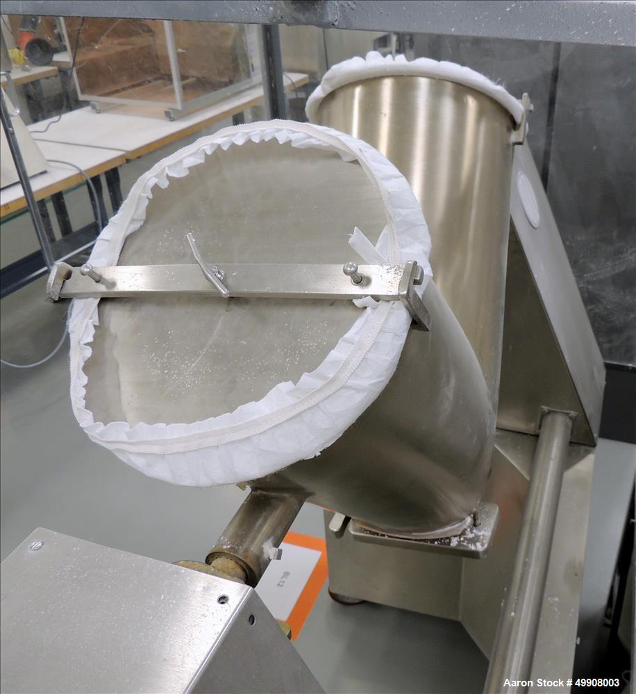 Used Gemco Stainless Steel V-Blender, 1 Cubic Foot Capacity