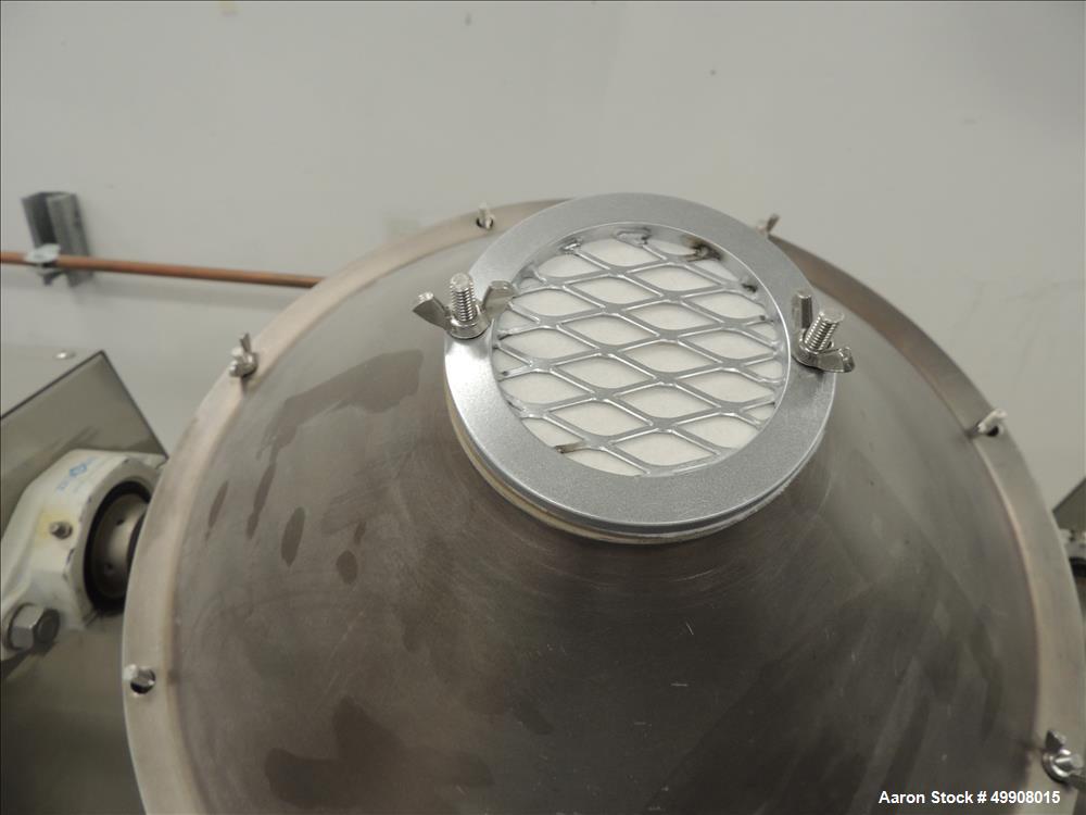 Used Gemco Double Cone Blender, Model Lab Blender, 16 and 8 Quart Capacity