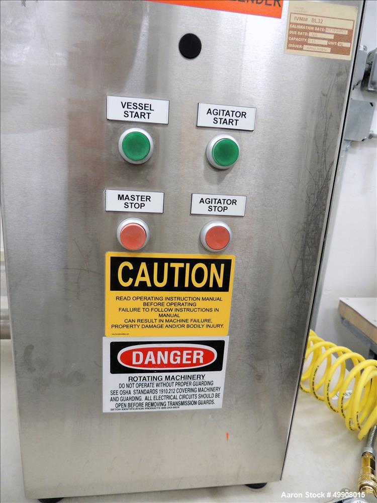 Used Gemco Double Cone Blender, Model Lab Blender, 16 and 8 Quart Capacity