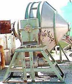 Used Stainless Steel Gemco Double Cone Blender, Model SB100-BG, 100 Cubic foot 