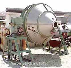 Used Stainless Steel Gemco Double Cone Blender, Model SB100-BG, 100 Cubic foot 