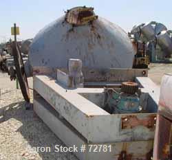 Used: Carbon Steel Gemco Double Cone "Solids" Mixer, Model GSG, 225 Cubic Feet