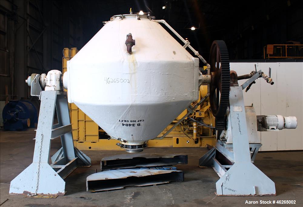Used Komline Sanderson Double Cone Vacuum