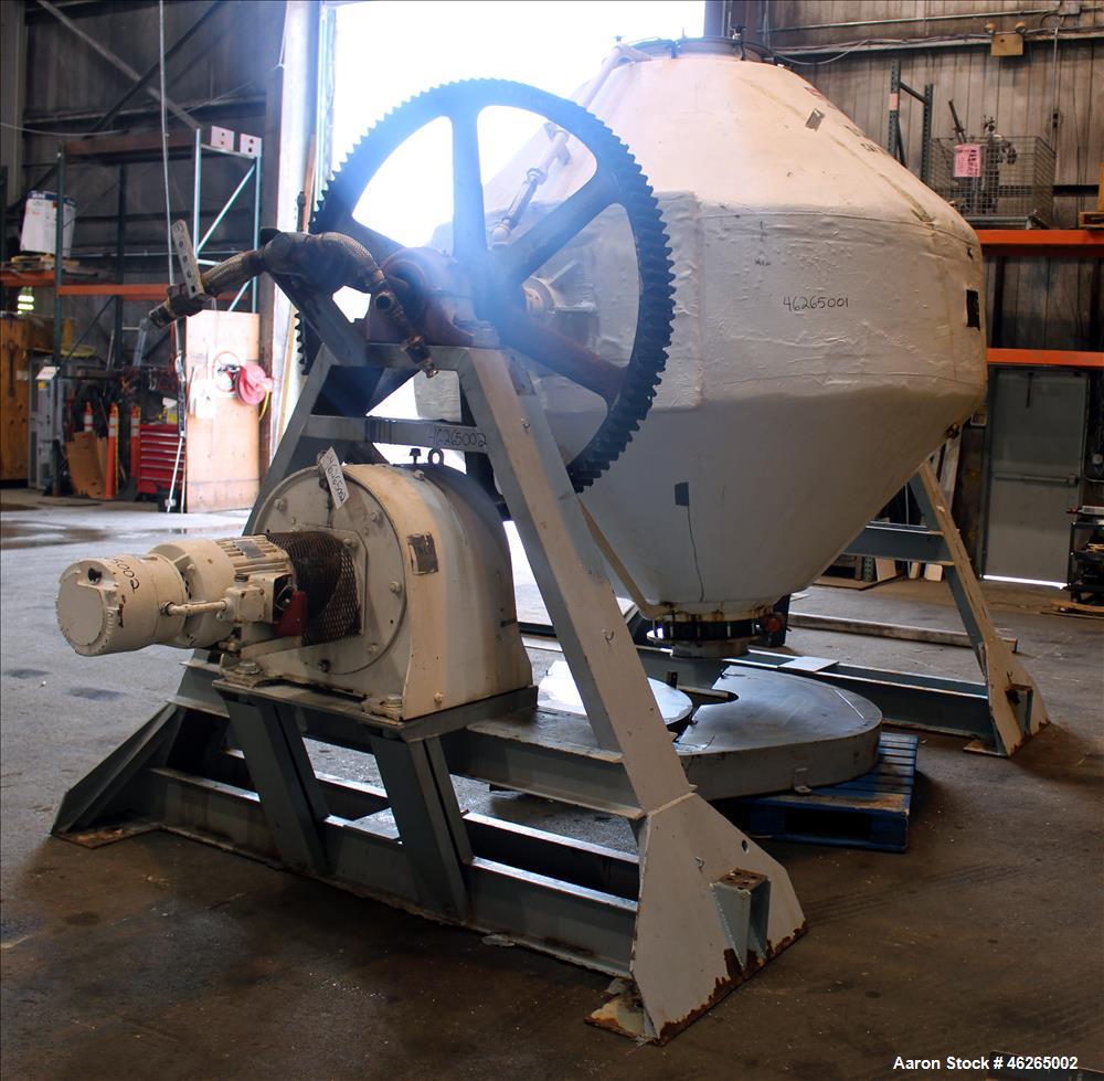 Used Komline Sanderson Double Cone Vacuum