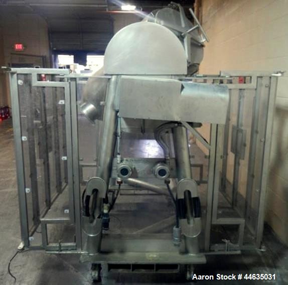 Used Stainless Steel Metal Machining Company Twin Shell Blender, 10 Cubic Feet