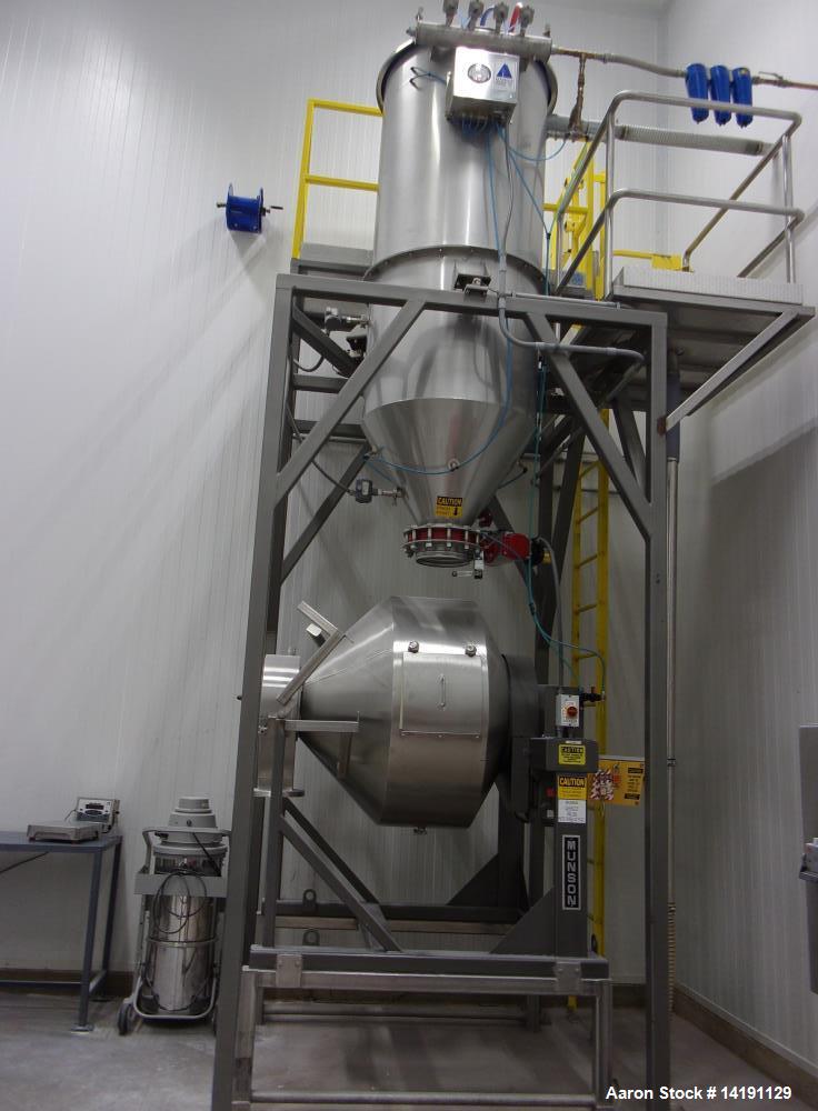 Used Munson Model MX-15, 15 Cu Ft Stainless Steel Rotary Batch Mini Mixer