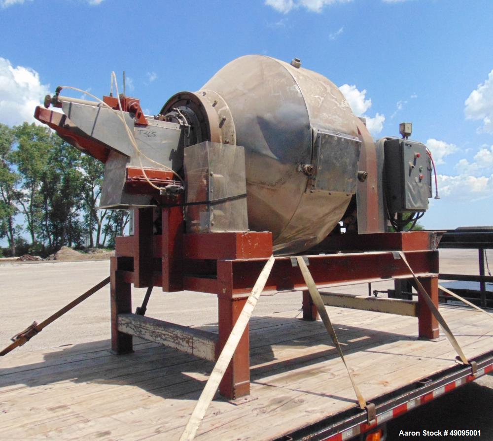 Used Munson Mixer, Approximately 40 cuft.  Stainless steel.