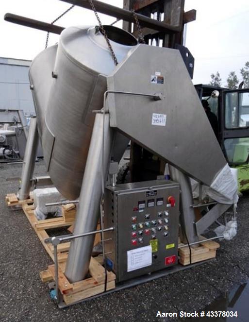 Used Stainless Steel One (1) used 75 cubic foot Patterson Kelley twin shell blender