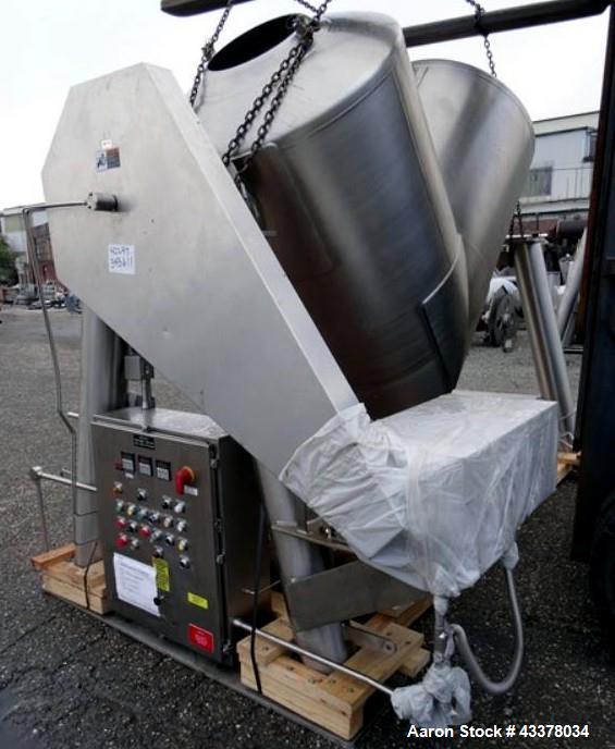 Used Stainless Steel One (1) used 75 cubic foot Patterson Kelley twin shell blender