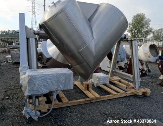 Used Stainless Steel One (1) used 75 cubic foot Patterson Kelley twin shell blender