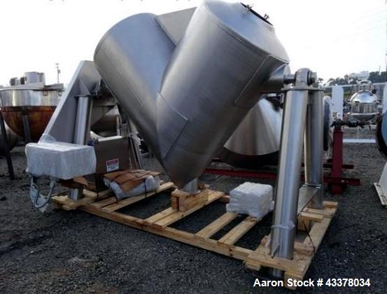Used Stainless Steel One (1) used 75 cubic foot Patterson Kelley twin shell blender