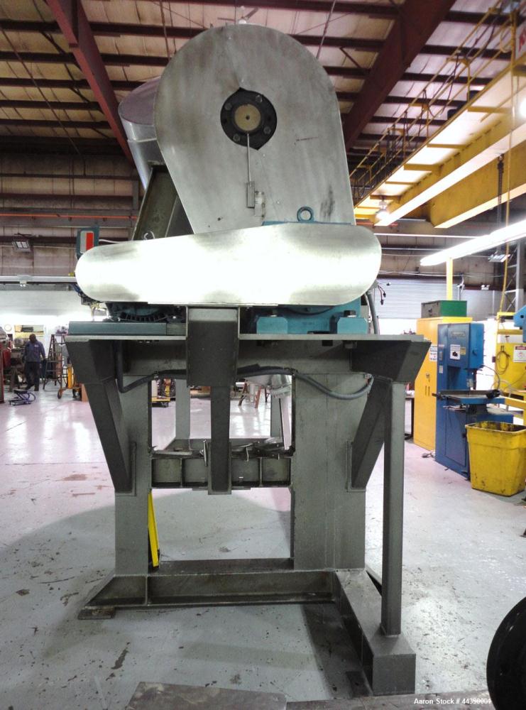Used Stainless Steel Twin Shell Dry Blender, Approx 150 Cubic Feet Capacity