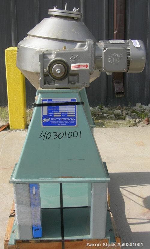 Used- Stainless Steel Patterson Industries Double Cone Blender, model 18" Thorob