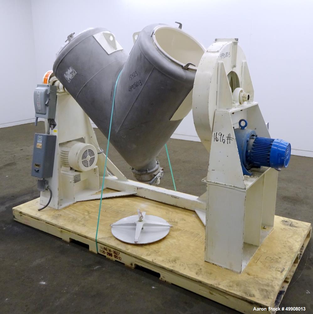 Used Patterson-Kelley Twin Shell Dry Blender, 10 Cubic Foot Capacity