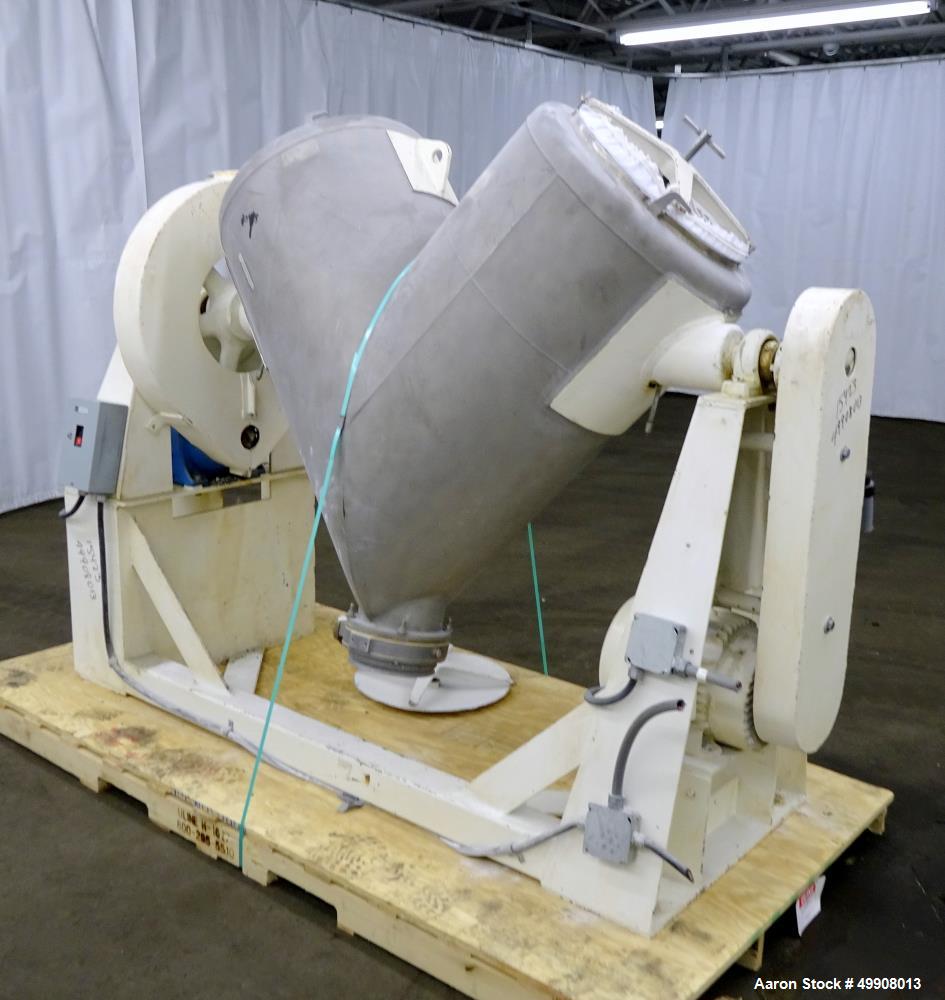Used Patterson-Kelley Twin Shell Dry Blender, 10 Cubic Foot Capacity