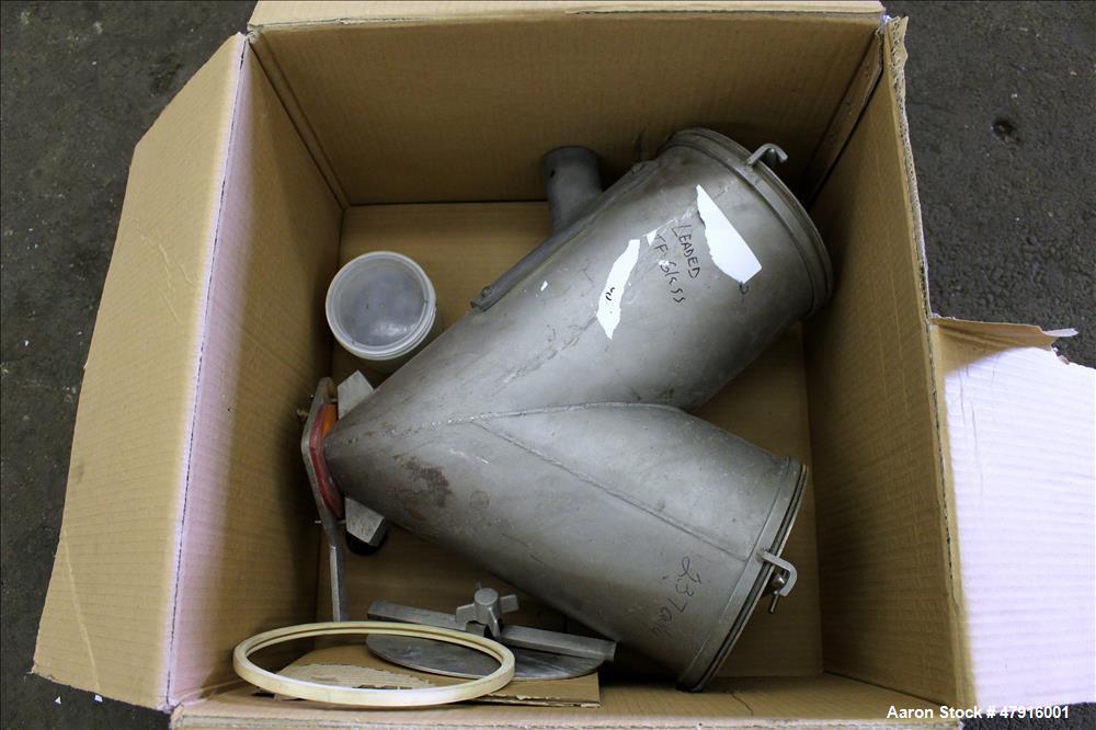 Used Patterson Kelley Twin Shell Cross Flow Blender, 16 Quart capacity, 304 Sta