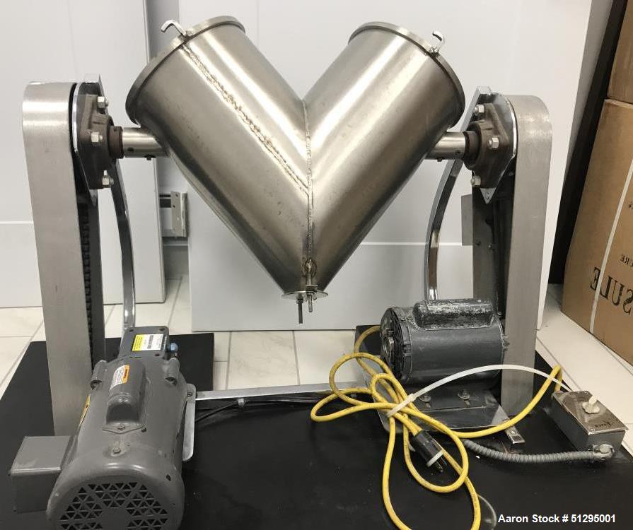 Used Patterson Kelley V Blender with Intensifier Bar. 16 Qt. Capacity