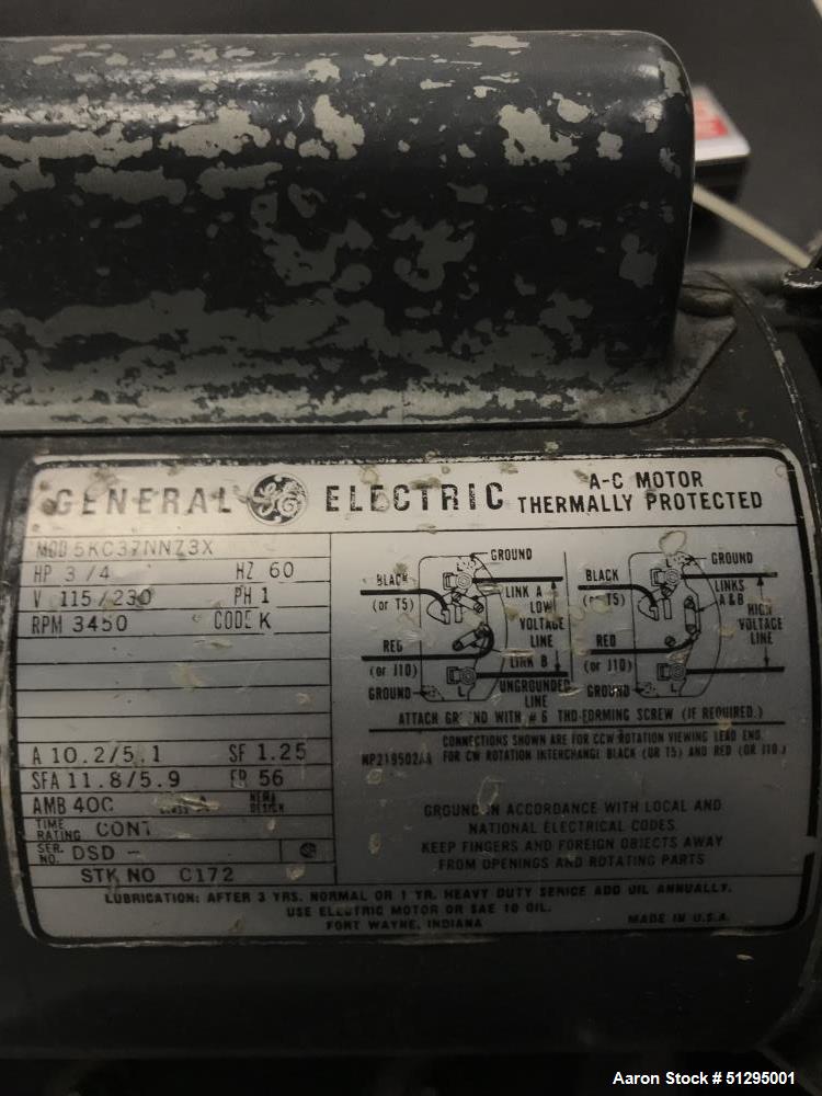 Used Patterson Kelley V Blender with Intensifier Bar. 16 Qt. Capacity