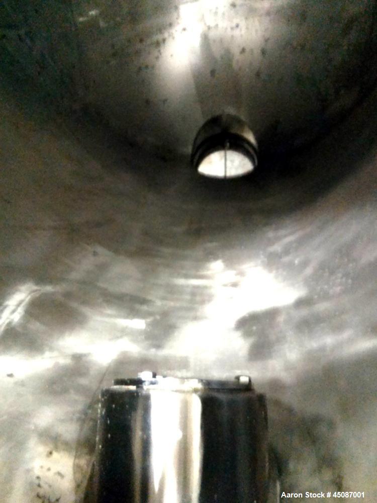 Used Stainless Steel Patterson-Kelley Twin Shell Dry Blender, 20 Cubic Feet