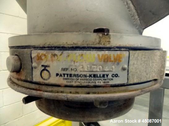 Used Stainless Steel Patterson-Kelley Twin Shell Dry Blender, 20 Cubic Feet