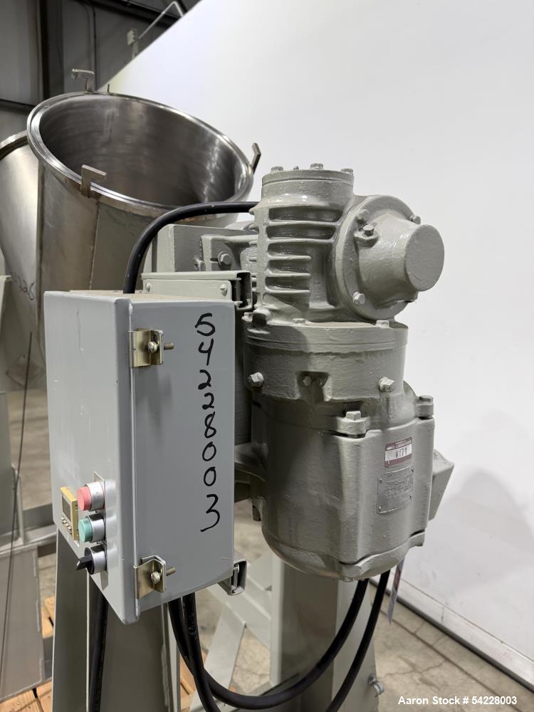 Used Patterson Kelley 3 Cu. Ft. Twin Shell Dry V-Blender – Stainless Steel