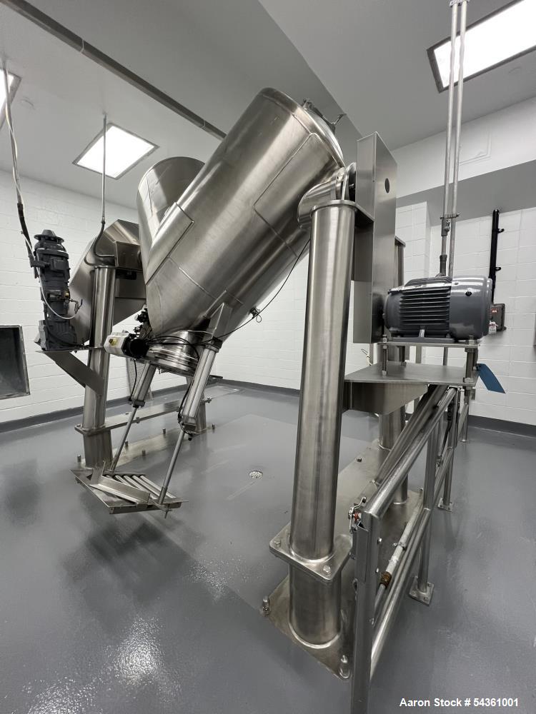 Industrial PK Twin Shell V-Blender 50 Cu Ft – Stainless Steel Powder Mixer