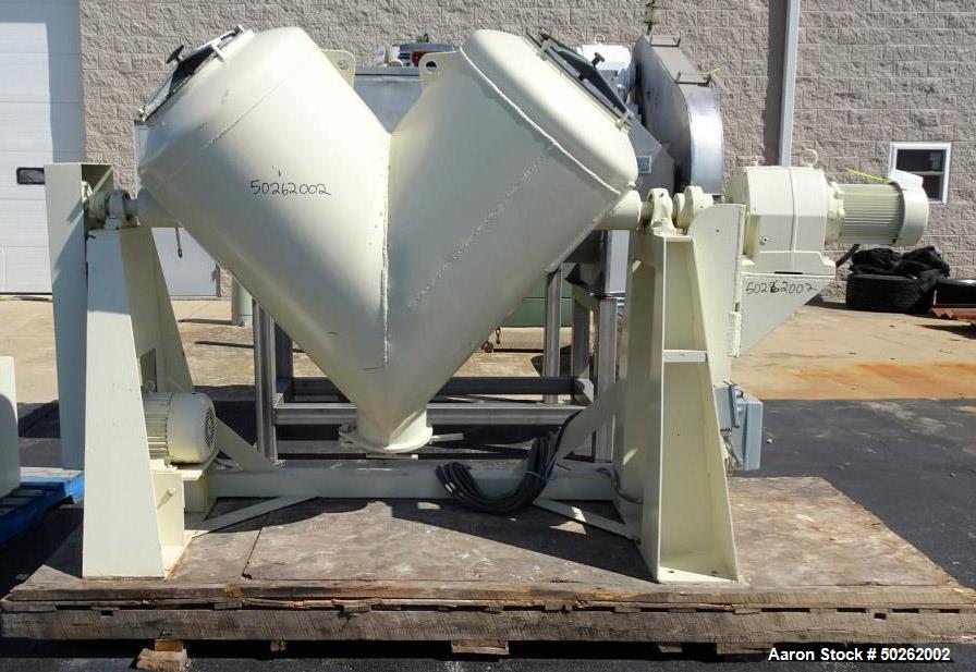 Used Patterson Kelley Twin Shell Liquid-Solids Blender
