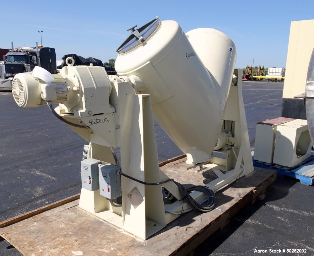 Used Patterson Kelley Twin Shell Liquid-Solids Blender