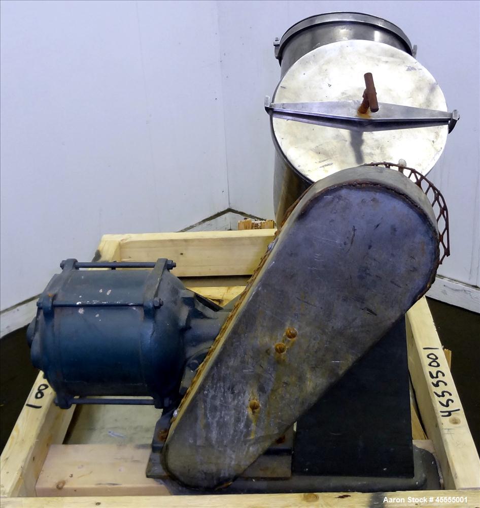 Used Stainless Steel Patterson-Kelley Twin Shell Blender, Approximate 8 Quarts