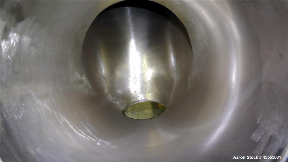 Used Stainless Steel Patterson-Kelley Twin Shell Blender, Approximate 8 Quarts