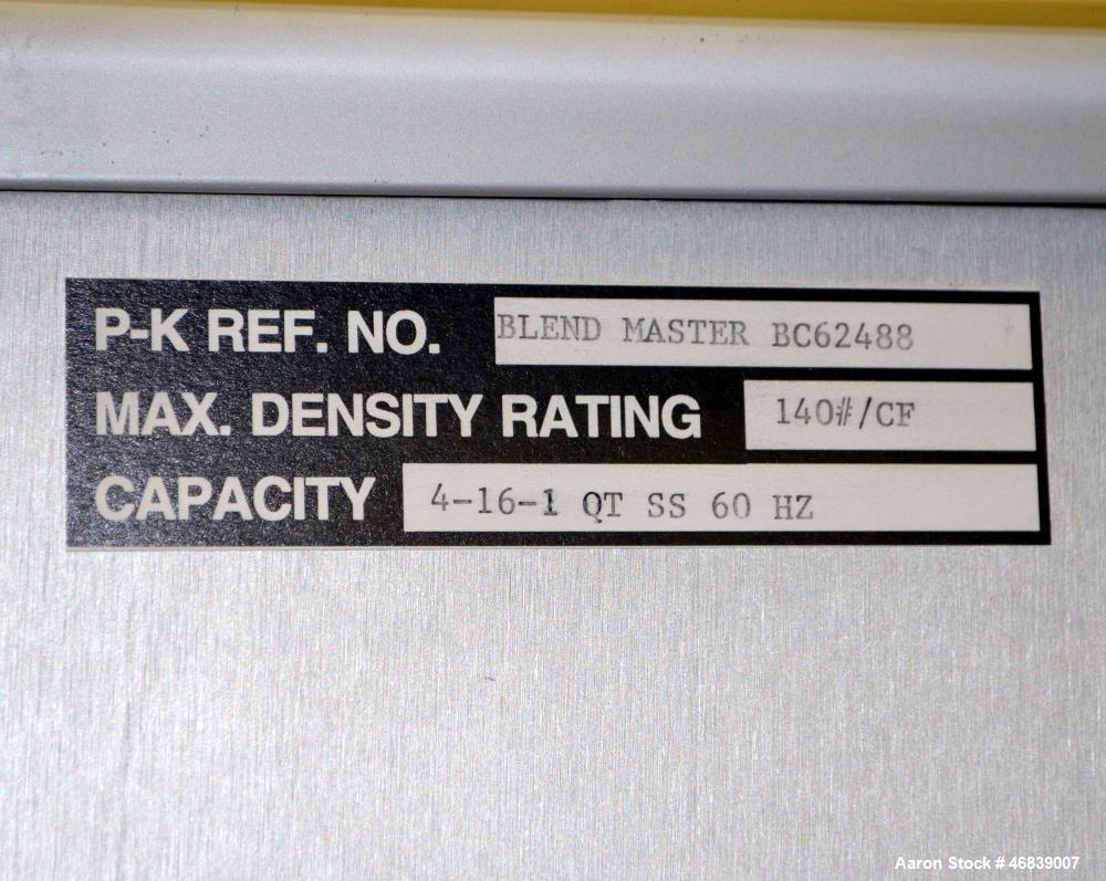Used Patterson-Kelley Blend Master Lab Blender