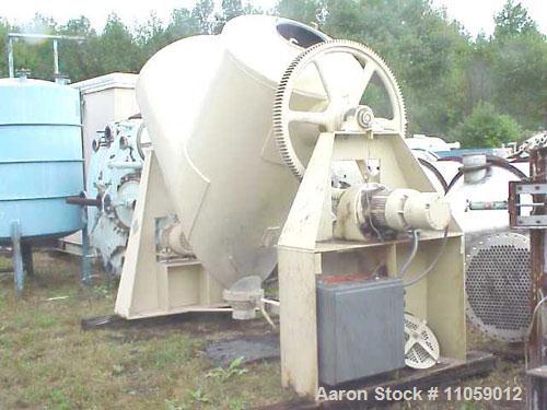 Used- Stainless Steel Patterson Kelley 75 Cubic Foot Twin Shell Blender