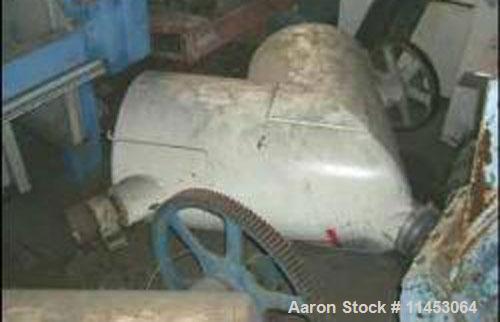 Used Stainless Steel Patterson Kelly 50 cubic foot working capacity twin shell 