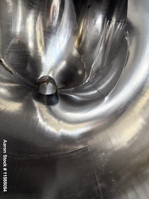 Used Patterson-Kelley Twin Shell Blender – 50 Cu Ft Working Capacity, Stainless, 5 HP, Bottom Outlet