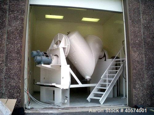 Used Patterson Kelley 60 cubic foot “V” blender.  This blender was originally designed with capabilities for a vacuum dryer/processor.  The last owner ran the unit strictly for pharmaceutical blendin...
