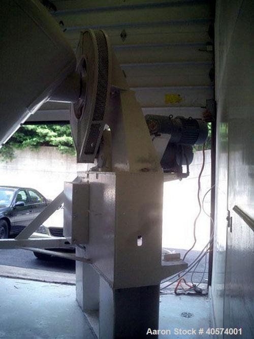 Used Patterson Kelley 60 cubic foot “V” blender.  This blender was originally designed with capabilities for a vacuum dryer/processor.  The last owner ran the unit strictly for pharmaceutical blendin...