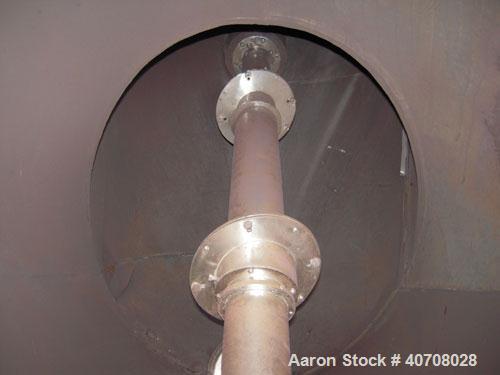 Used Patterson Kelley Twin Shell Dry Blender, 30 Cubic Feet Capacity, Carbon Steel Clad With Aluminum. Maximum material density 55 pounds per cubic foot. 36'' diameter cones, (2) 17" diameter opening...