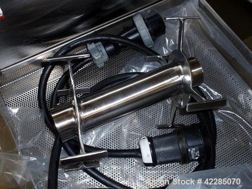 Used Patterson Kelley Twin Shell Blender, 1 Cubic Foot. Stainless steel construction, standard access ports with covers, with 2 HP 330/575 volt 60 hz shell motor, 5 HP 575 volt 60 hz intensifier bar ...