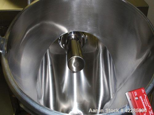 Unused- Patterson Kelley Twin Shell Blender, 2 Cubic Feet. Stainless steel construction. 62 lbs/cu. ft. max material density. Standard access ports with covers, intensifier Harsco touch screen contro...