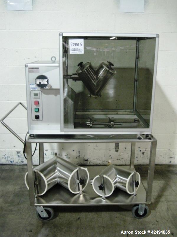 Used Stainless Steel Patterson Kelley twin shell Blendmaster blender