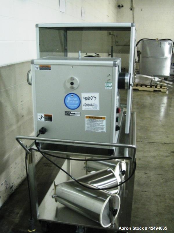Used Stainless Steel Patterson Kelley twin shell Blendmaster blender