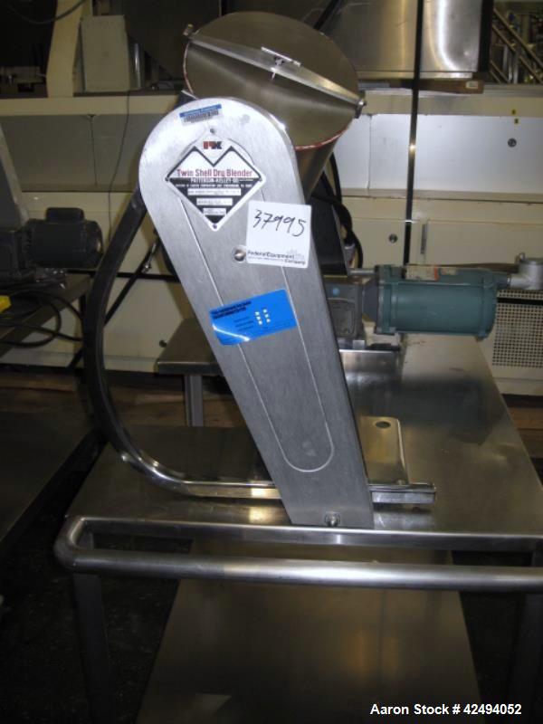 Used Stainless Steel Patterson Kelley 16 quart twin shell blender
