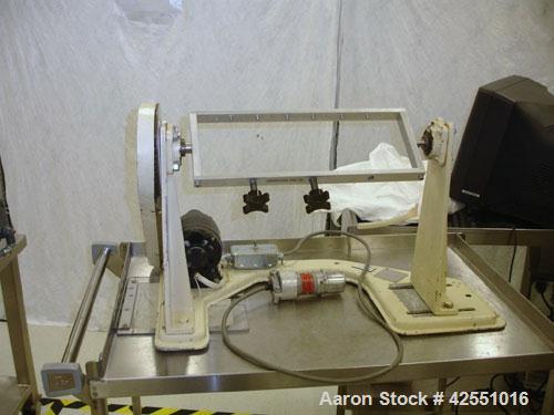Used Patterson-Kelley 4 Quart (0.13 Cubic Feet) Yolk Style Blender with drive, and plastic shell