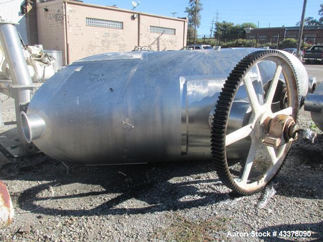 Used Patterson-Kelley Twin Shell Blender, 150 Cubic Feet.
