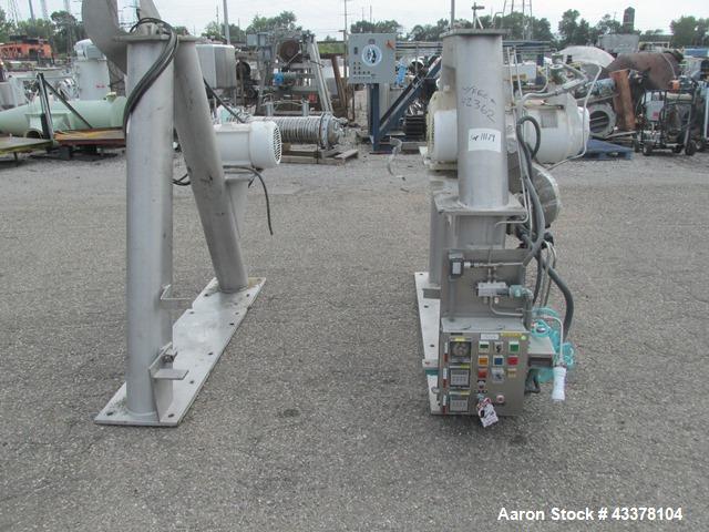 Used- Patterson-Kelley 75 Cubic Feet Twin Shell Blender. Stainless steel construction, rated for 50 pounds a cubic foot maxi...