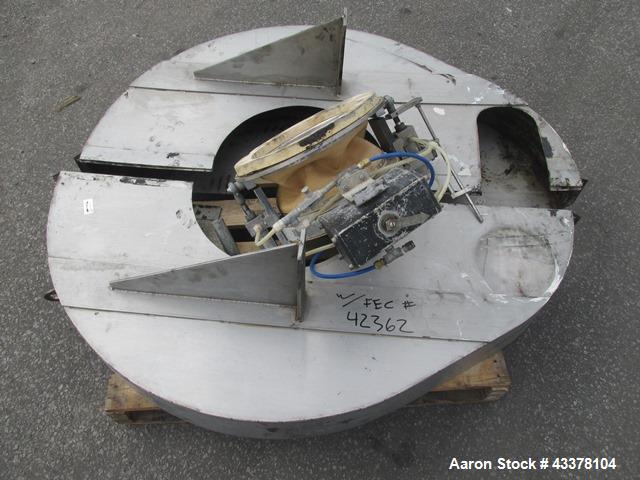 Used Patterson-Kelley 75 Cubic Feet Twin Shell Blender. Stainless steel construction, rated for 50 pounds a cubic foot maximum material density, provision for high speed bar less bar and internals dr...